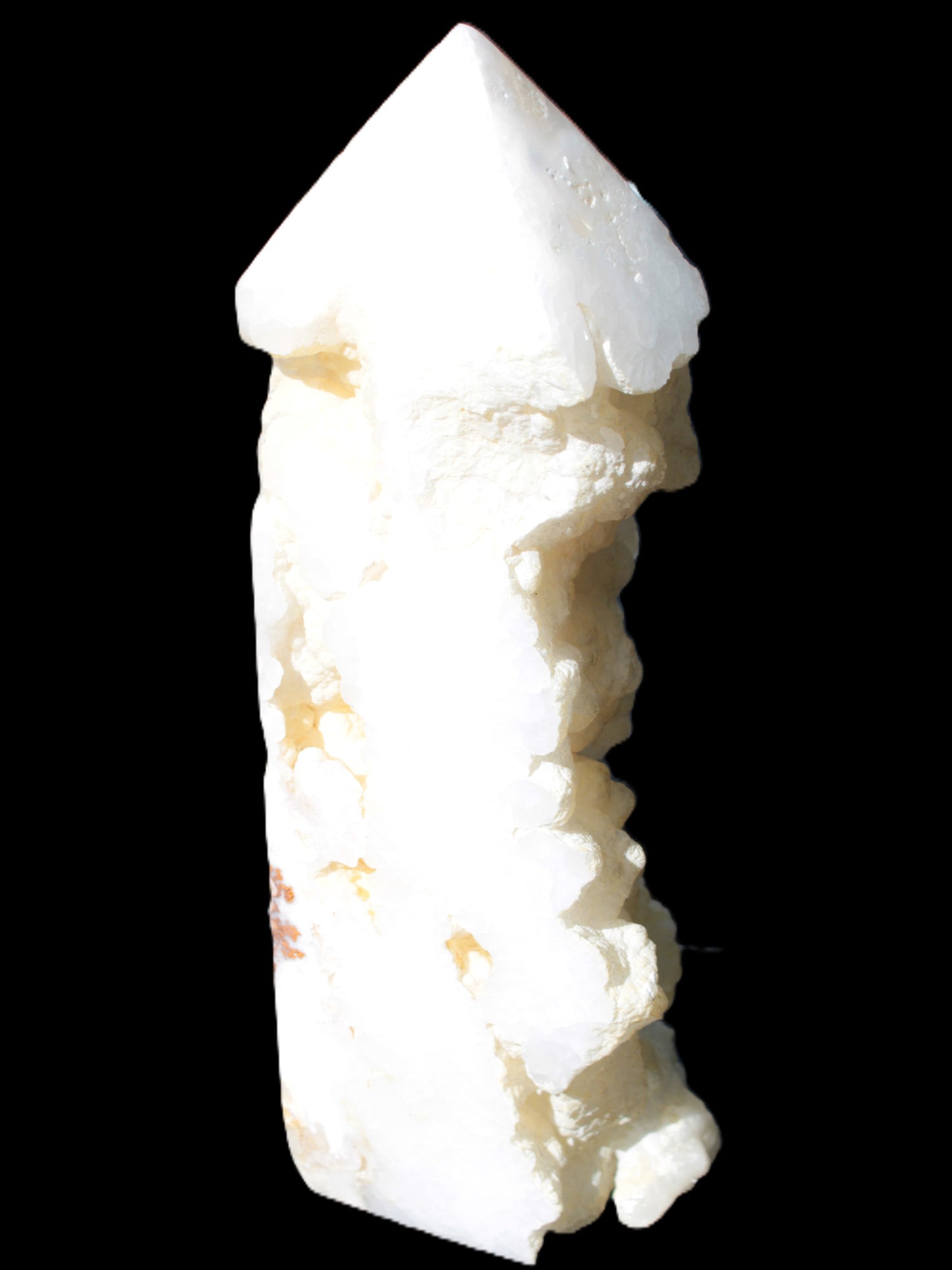 Large White Natural Calcite Obelisk 65*75*245mm 1769g