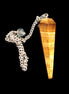 Shimmering Tigers Eye faceted pendulum for dowsing 11.5g