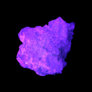 Green Tourmaline cluster from Afghanistan 54.5ct 10.9g in UV light - Rocks and Things Store