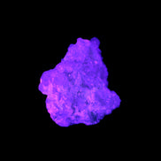 Green Tourmaline cluster from Afghanistan 54.5ct 10.9g in UV light - Rocks and Things Store