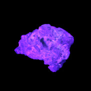 Green Tourmaline cluster from Afghanistan 54.5ct 10.9g in UV light - Rocks and Things Store