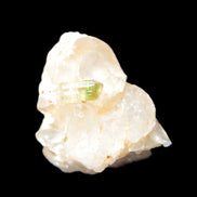 Bi-Colour Green Tourmaline crystal in matrix specimen 73ct 19g