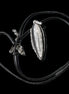 Orthoceras silver-plated oval pendant 45*15*10mm 13.6g in sunshine