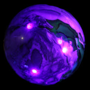 Volcano Agate sphere 56mm 248g