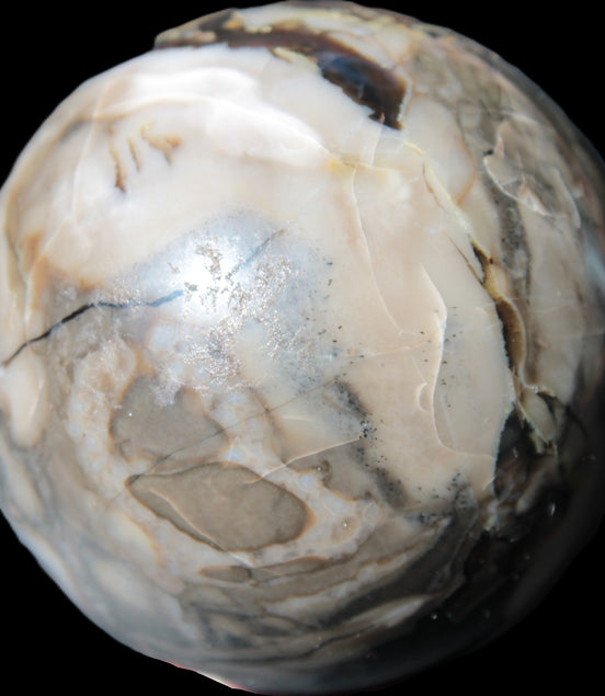 Volcano Agate sphere 56mm 248g