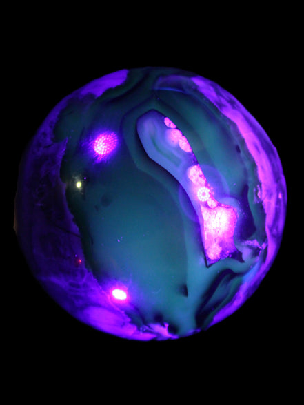 Volcano Agate sphere 56mm 248g