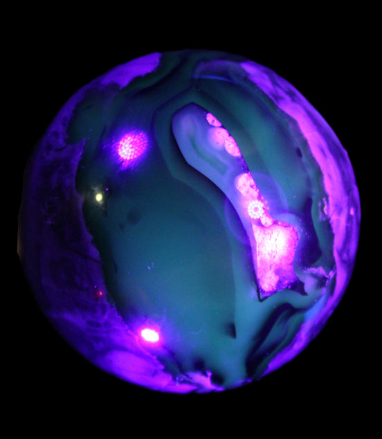 Volcano Agate sphere 56mm 248g