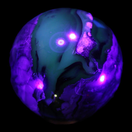 Volcano Agate sphere 56mm 248g