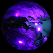 Volcano Agate sphere 56mm 248g