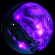 Volcano Agate sphere 56mm 248g