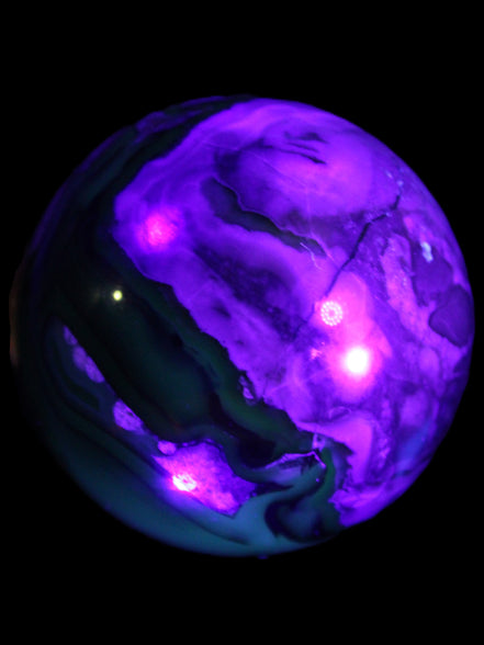 Volcano Agate sphere 56mm 248g