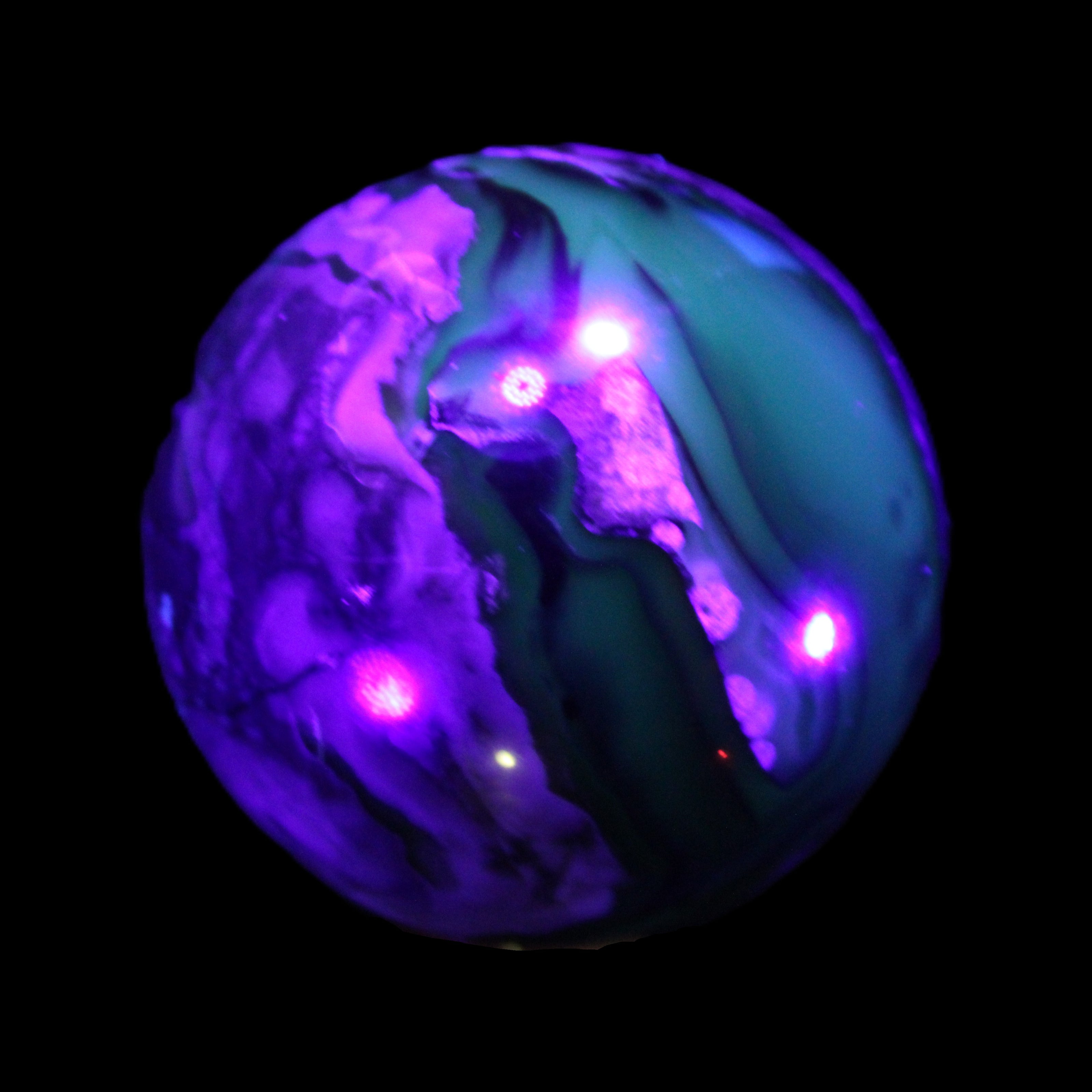 Volcano Agate sphere 56mm 248g