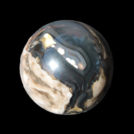 Volcano Agate sphere 56mm 248g