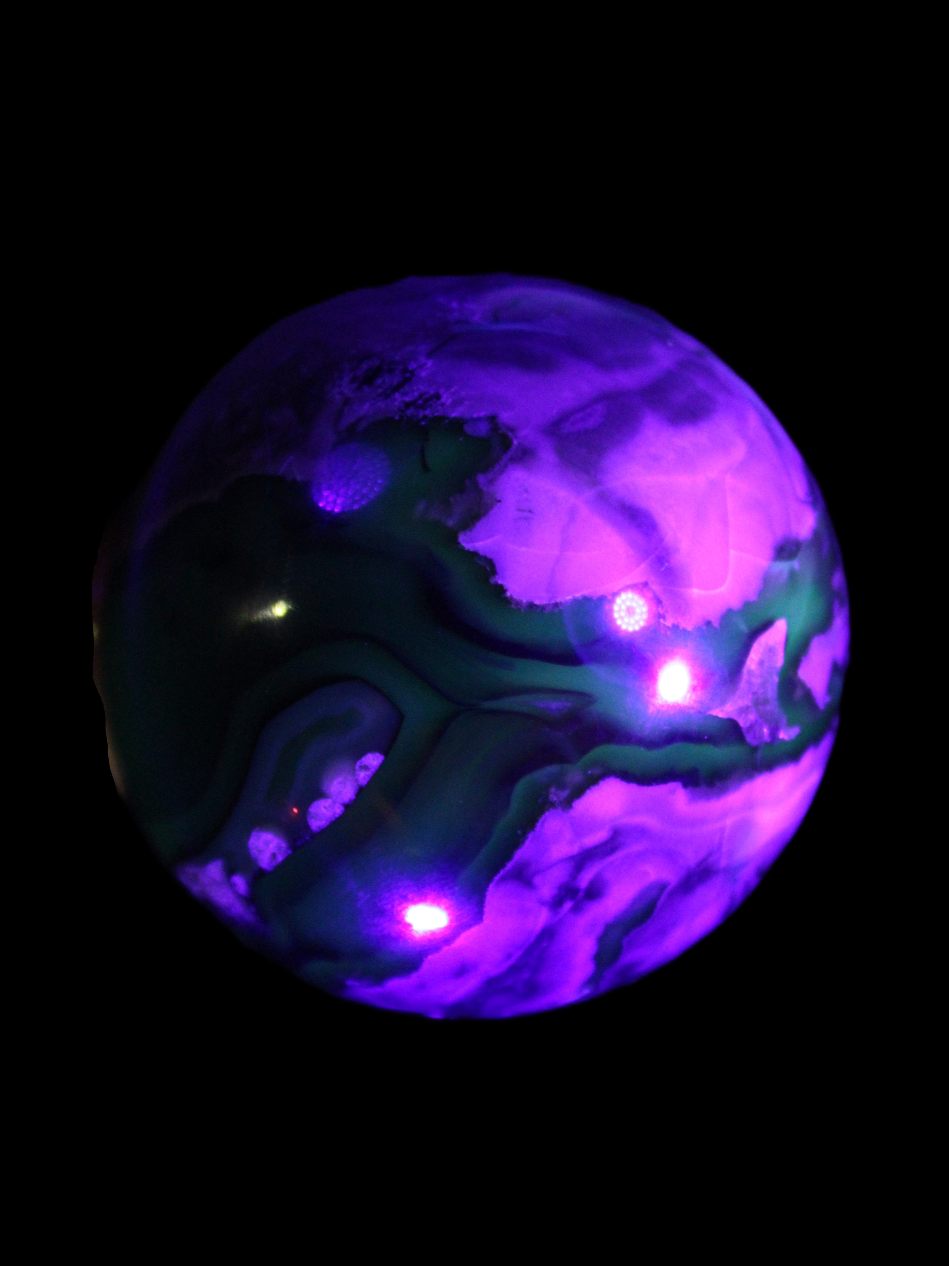 Volcano Agate sphere 56mm 248g