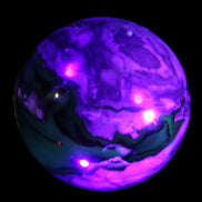 Volcano Agate sphere 56mm 248g