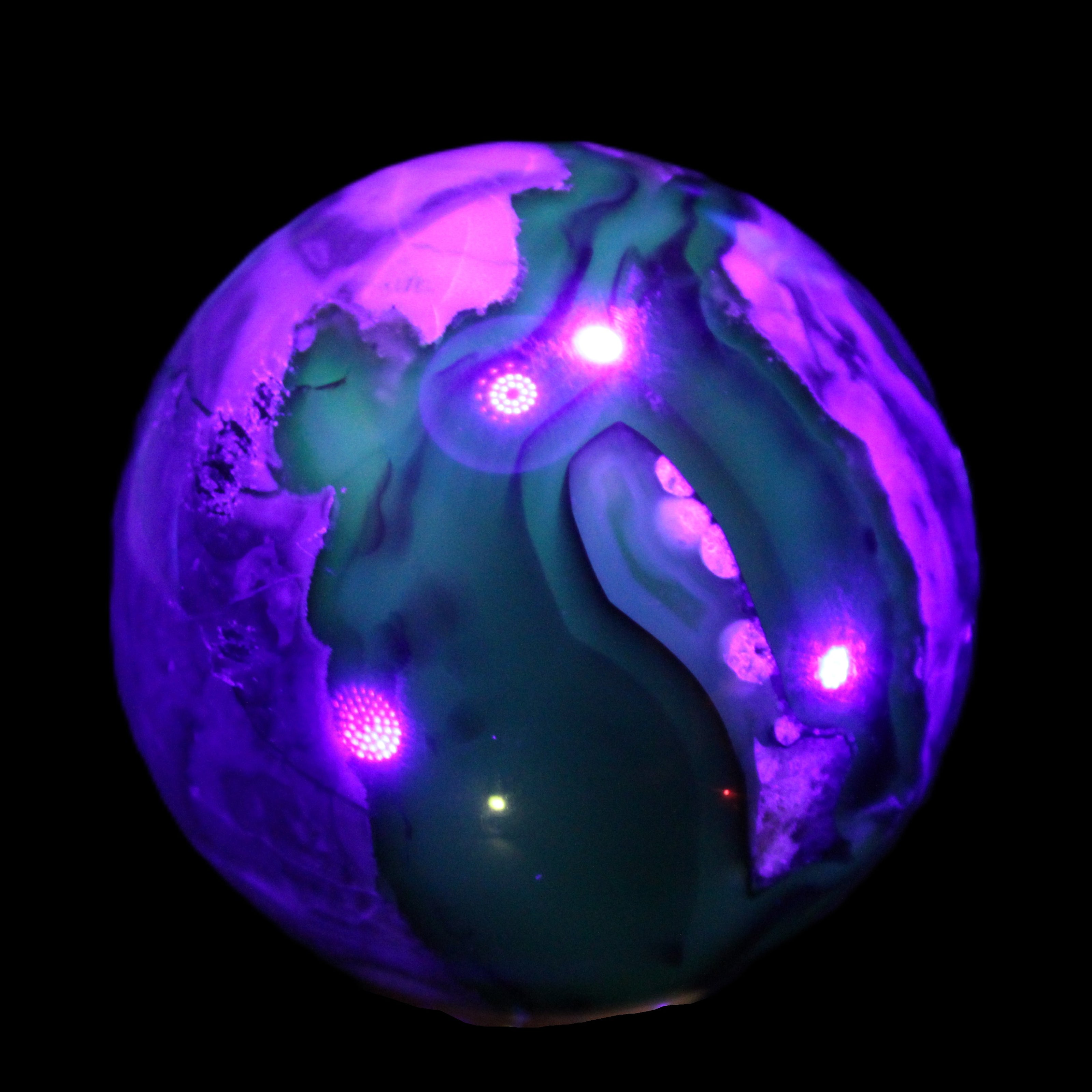 Volcano Agate sphere 56mm 248g