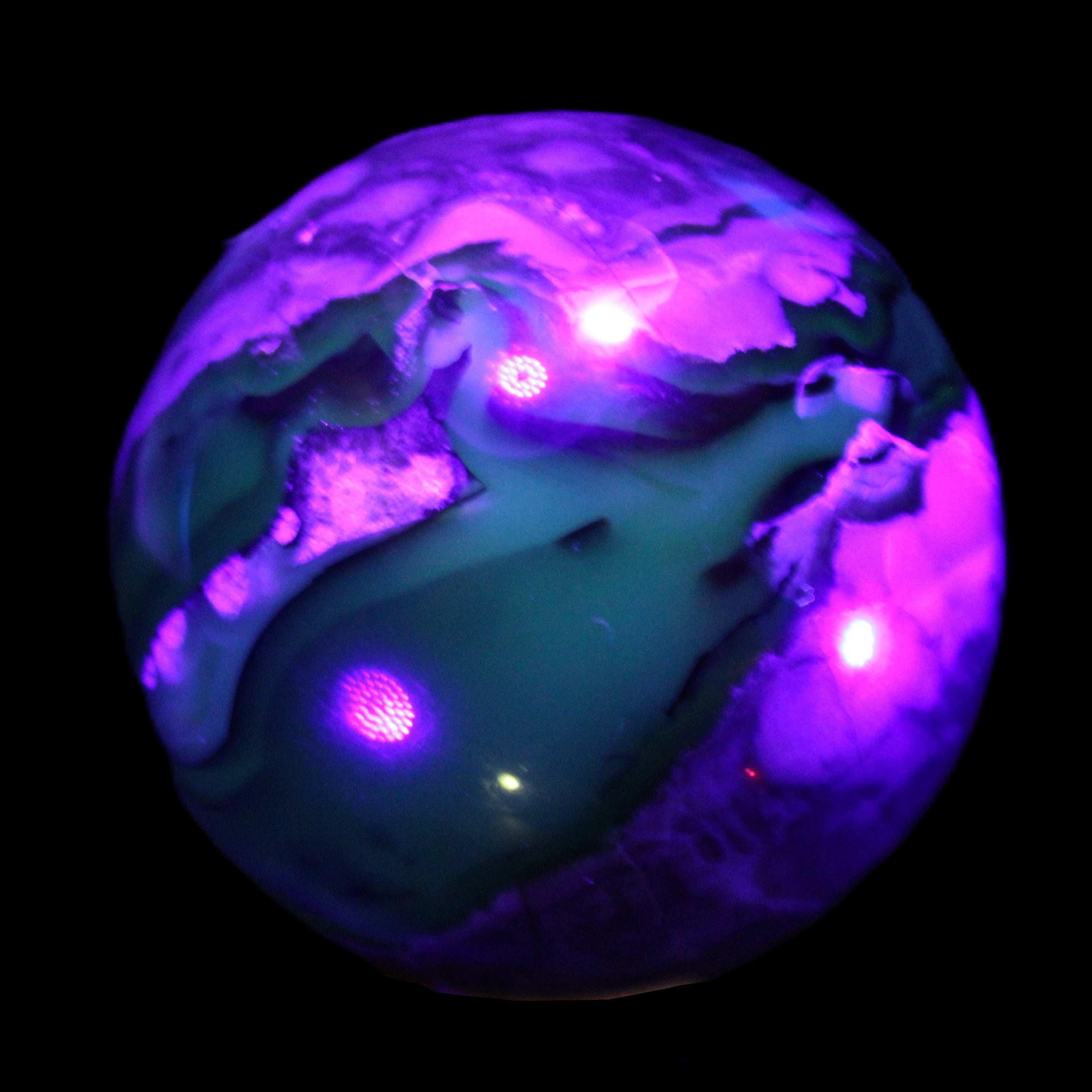 Volcano Agate sphere 56mm 248g