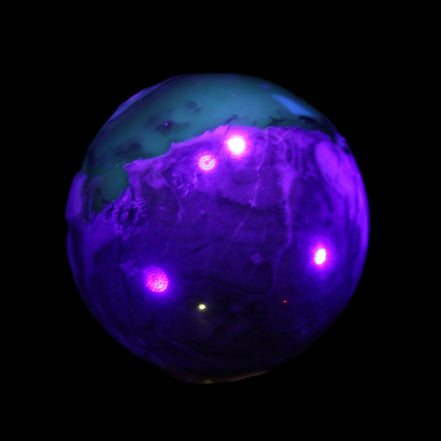 Volcano Agate sphere 56mm 248g