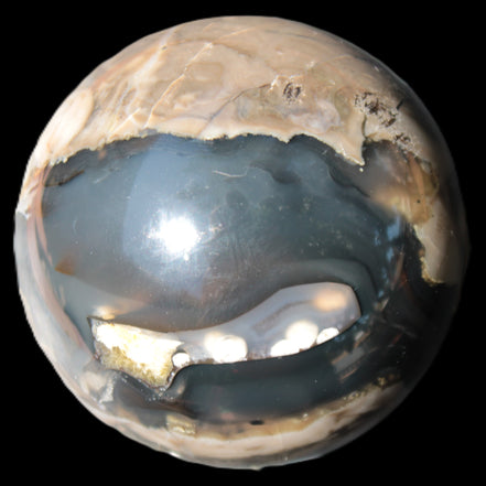 Volcano Agate sphere 56mm 248g