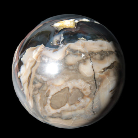 Volcano Agate sphere 56mm 248g