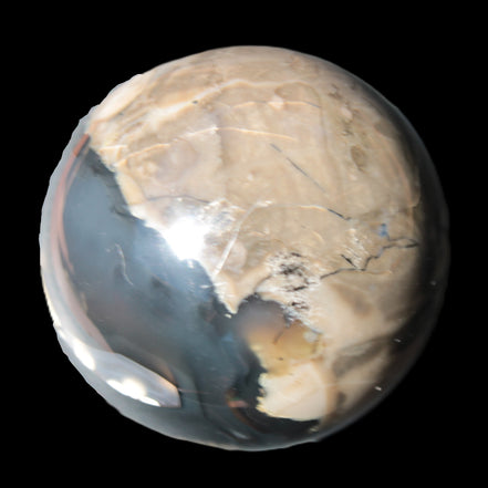 Volcano Agate sphere 56mm 248g