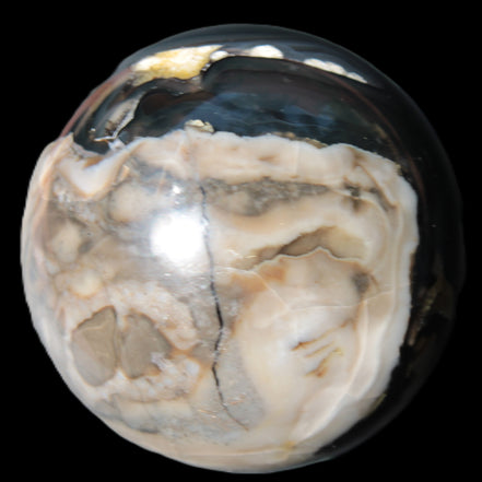 Volcano Agate sphere 56mm 248g