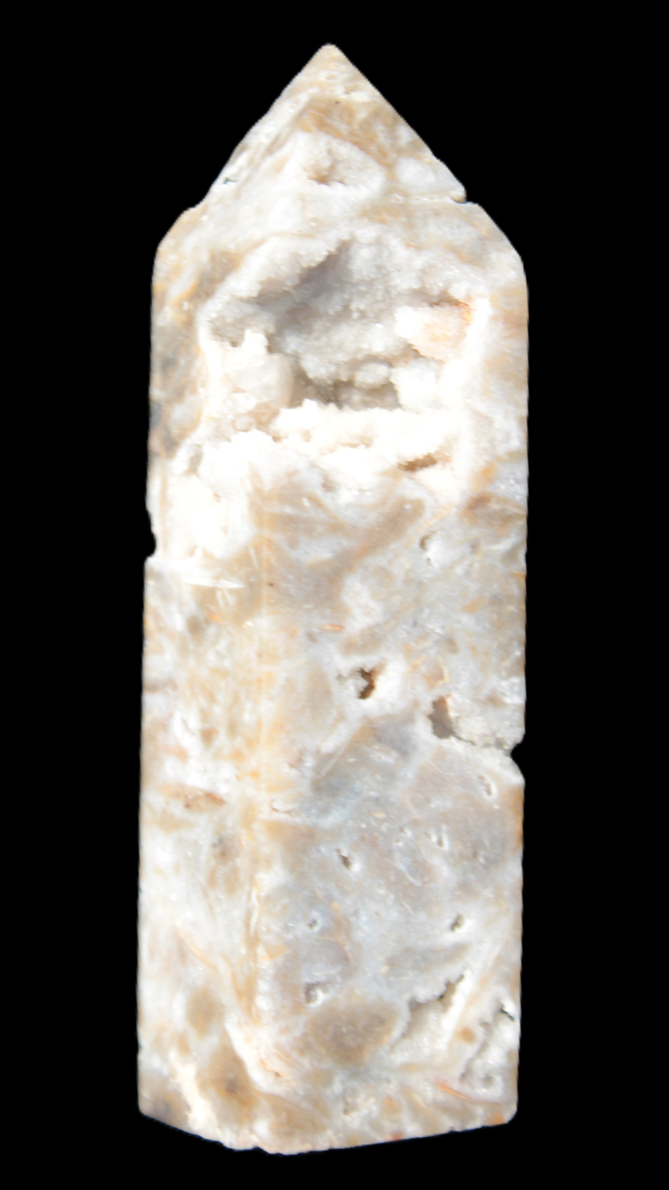 Sphalerite geode 24*89mm wand 94g in sunlight - Rocks and Things Store
