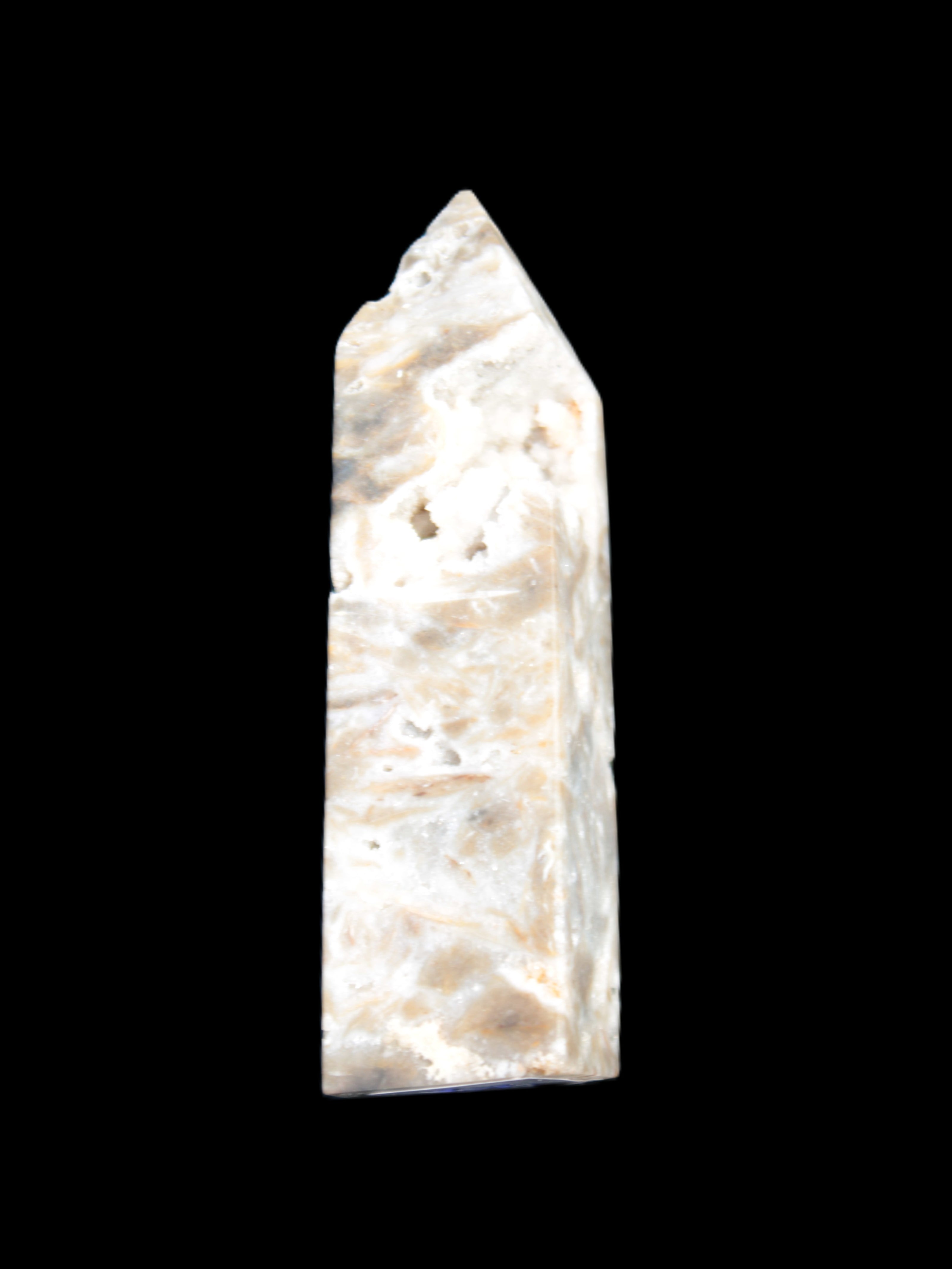 Sphalerite geode 24*89mm wand 94g in sunlight - Rocks and Things Store