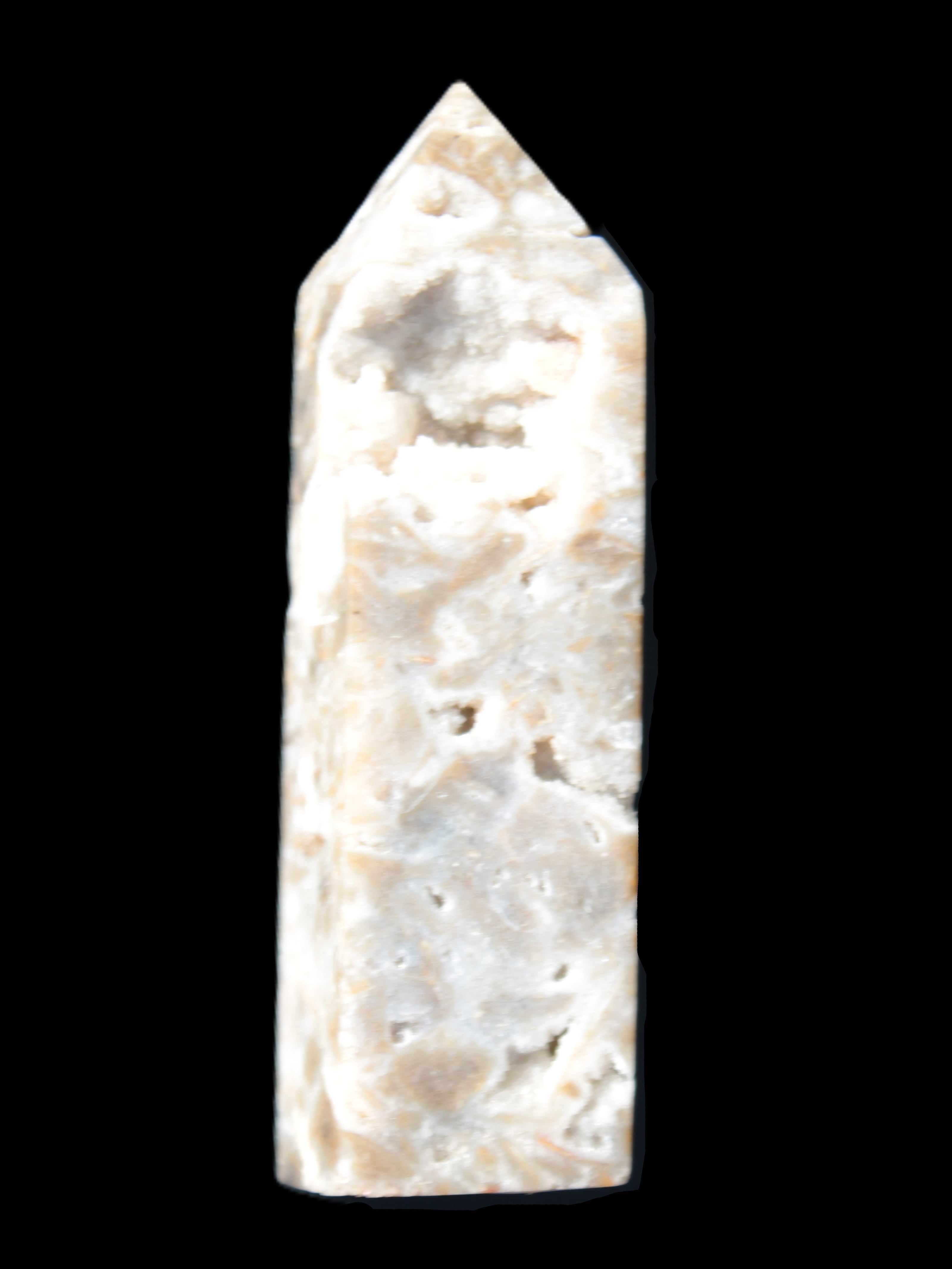 Sphalerite geode 24*89mm wand 94g in sunlight - Rocks and Things Store
