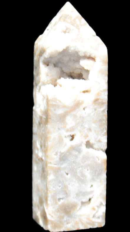Sphalerite geode 24*89mm wand 94g in sunlight - Rocks and Things Store