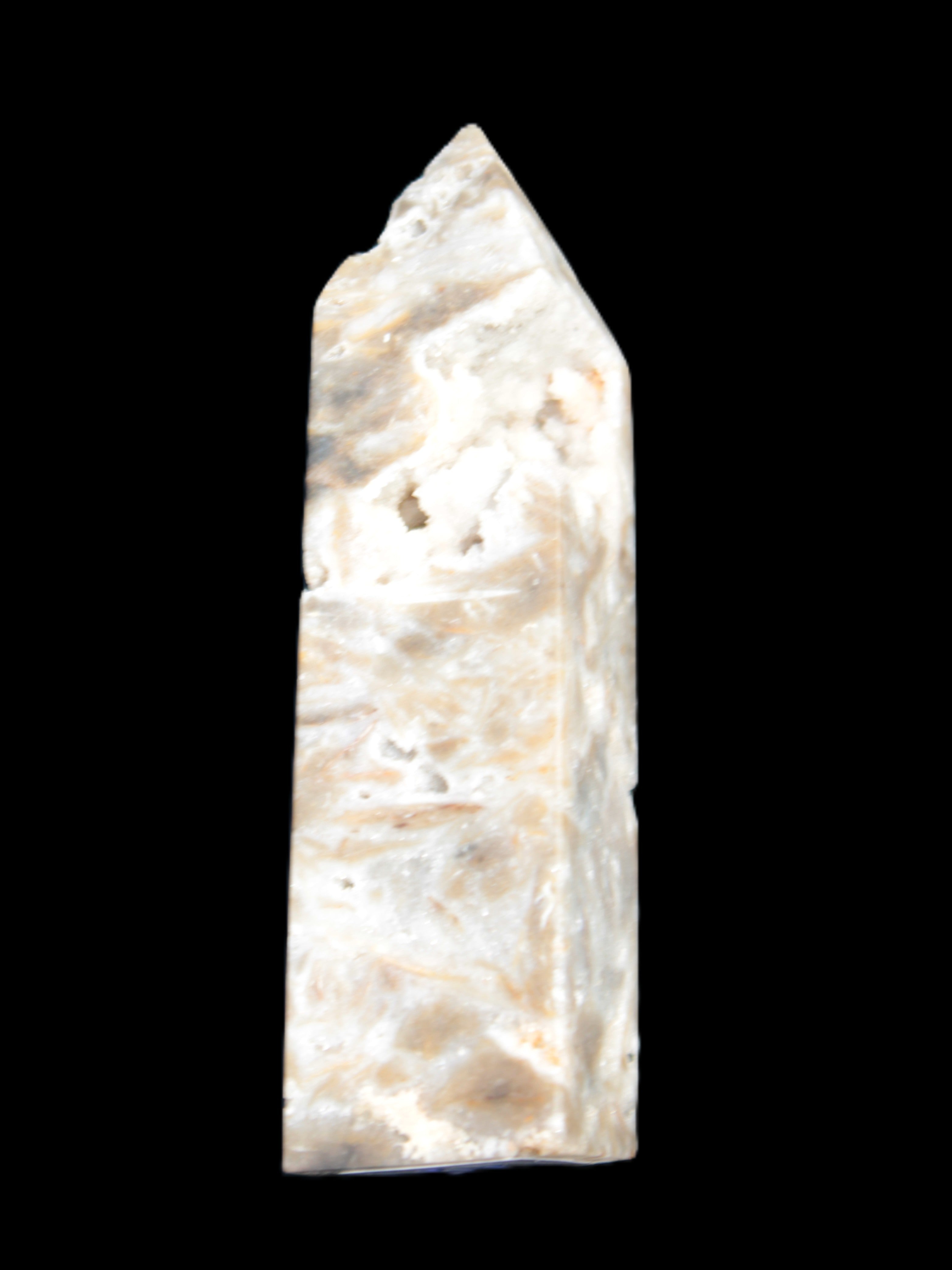 Sphalerite geode 24*89mm wand 94g in sunlight - Rocks and Things Store
