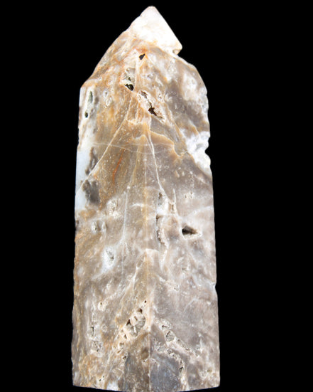 Sphalerite geode 24*89mm wand 94g in sunlight - Rocks and Things Store