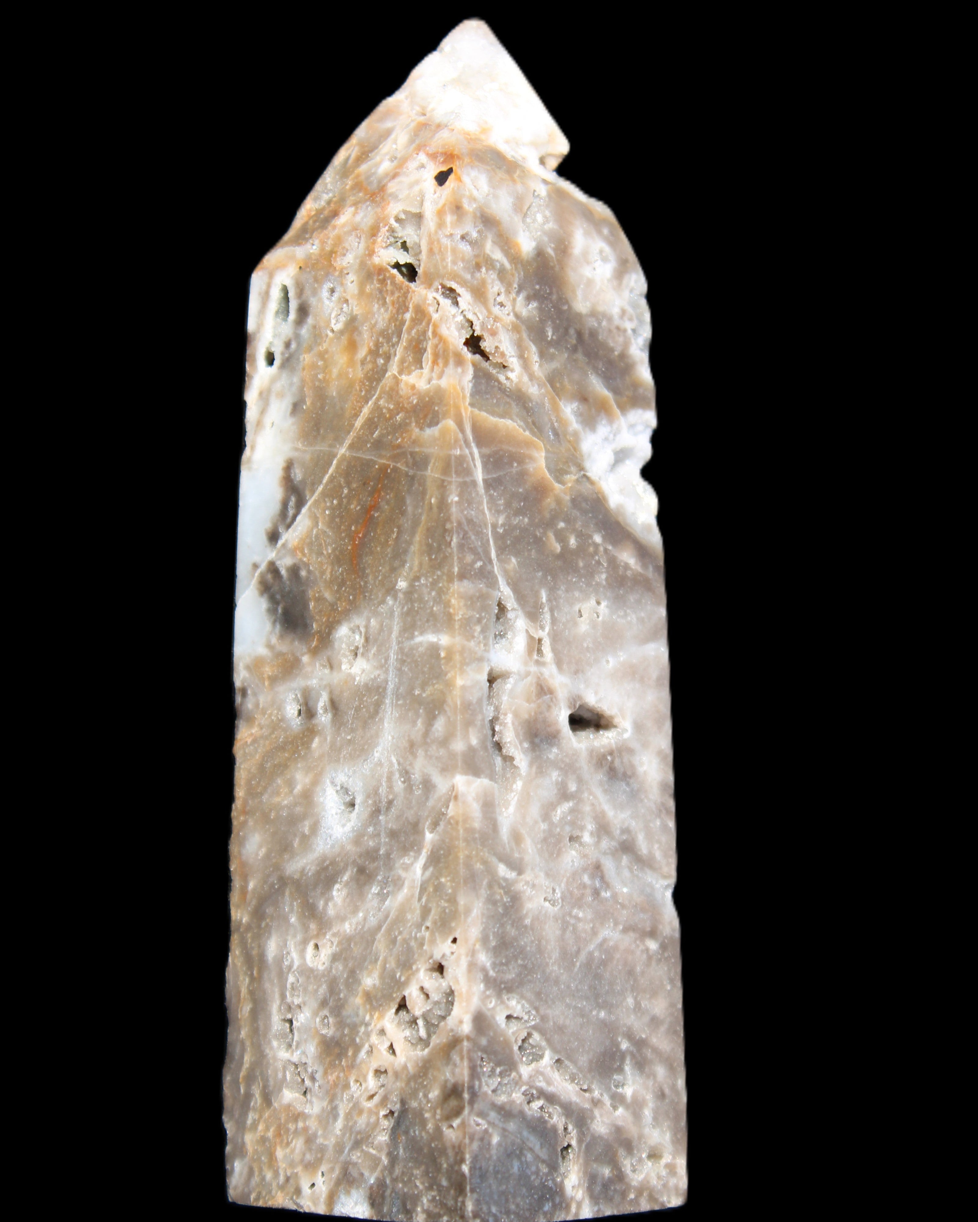 Sphalerite geode 24*89mm wand 94g in sunlight - Rocks and Things Store
