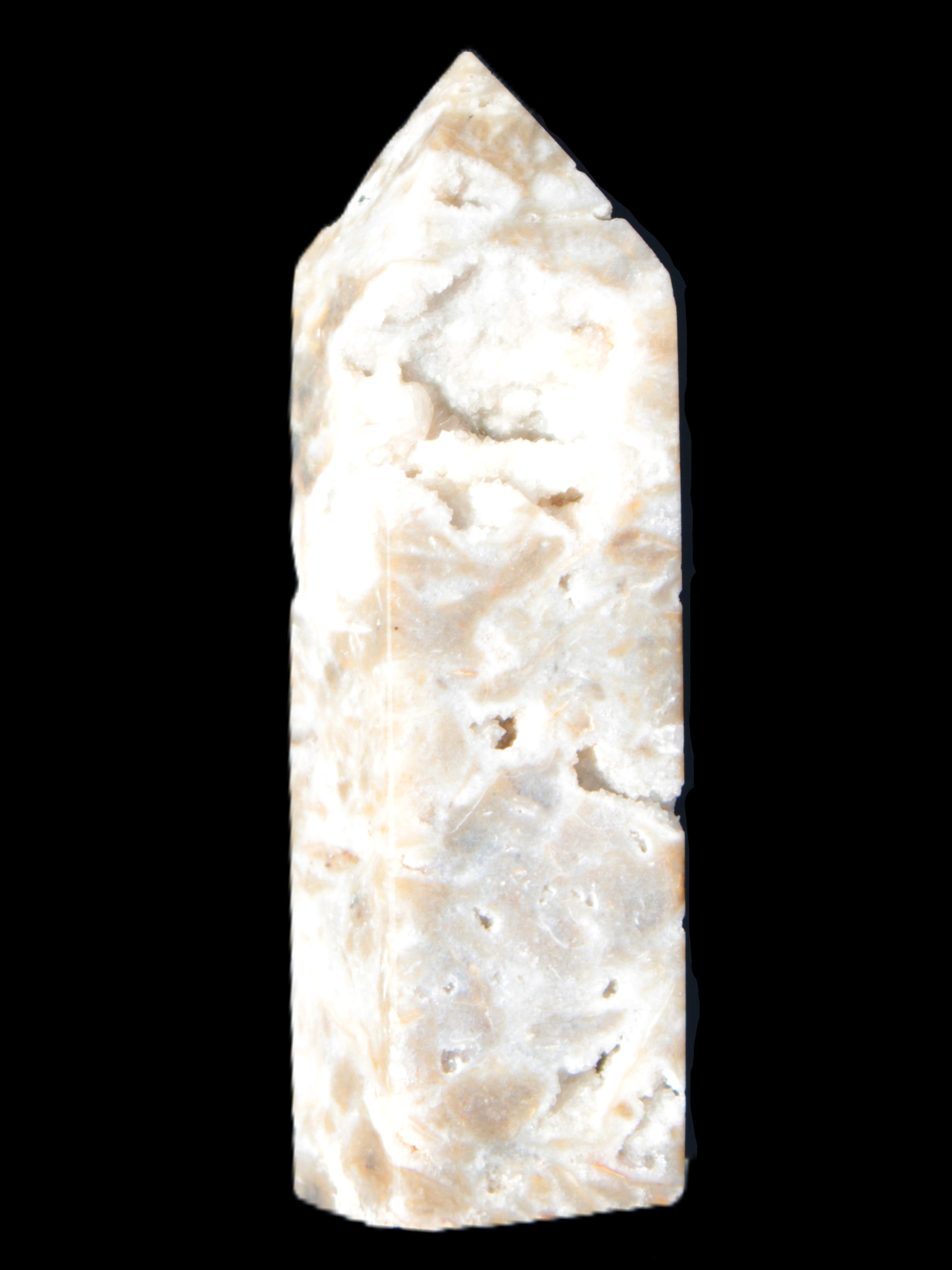Sphalerite geode 24*89mm wand 94g in sunlight - Rocks and Things Store
