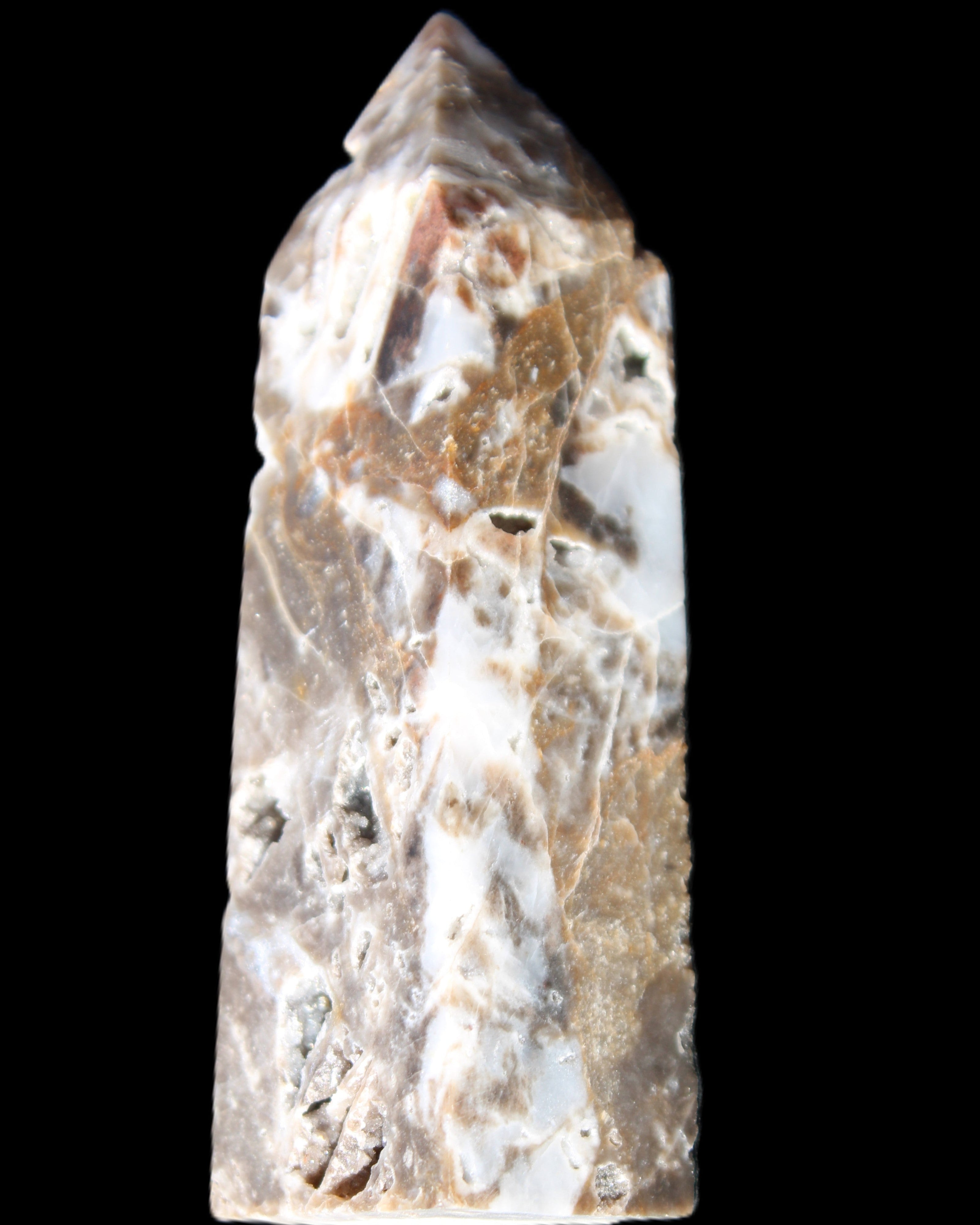 Sphalerite geode 24*89mm wand 94g in sunlight - Rocks and Things Store