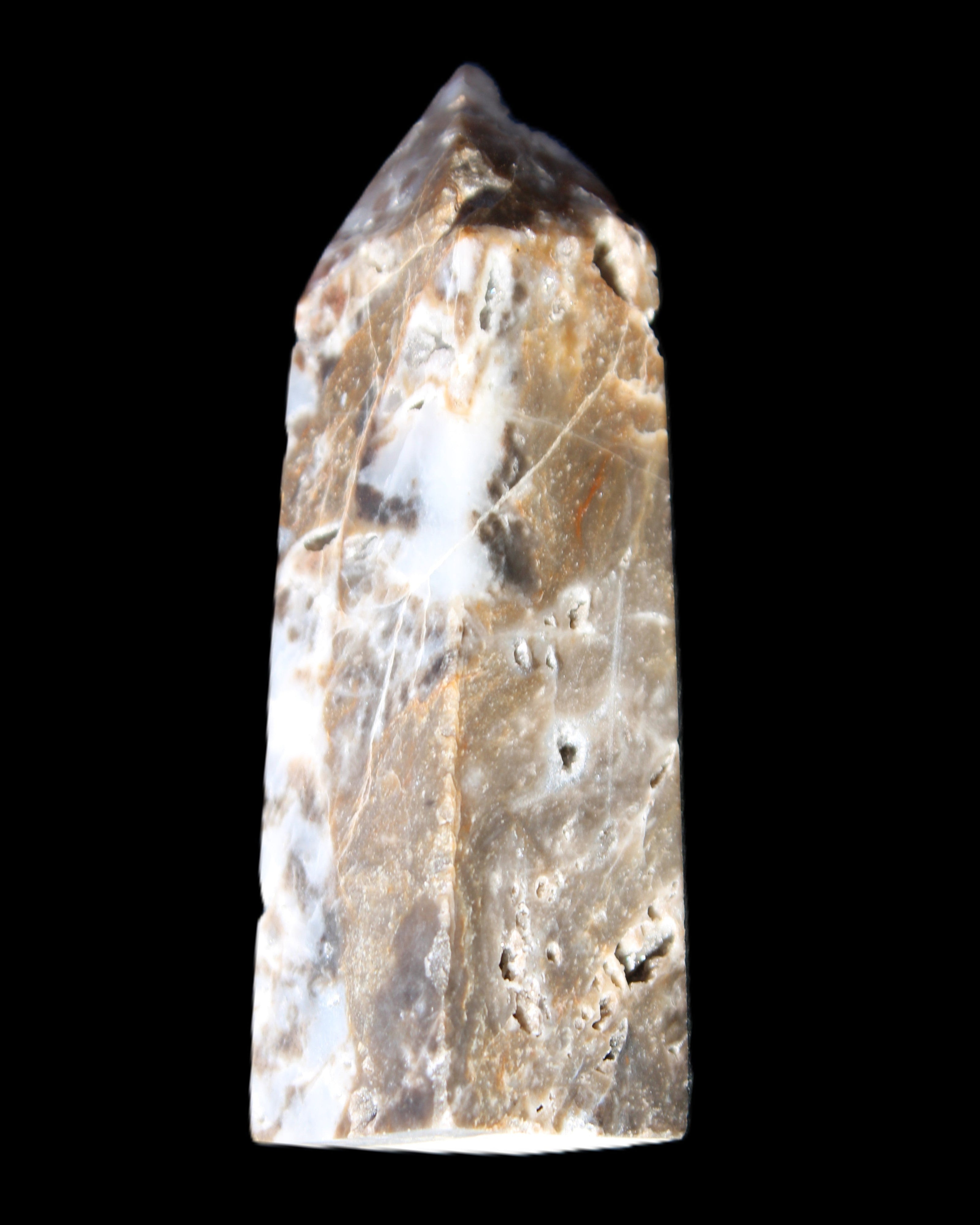 Sphalerite geode 24*89mm wand 94g in sunlight - Rocks and Things Store