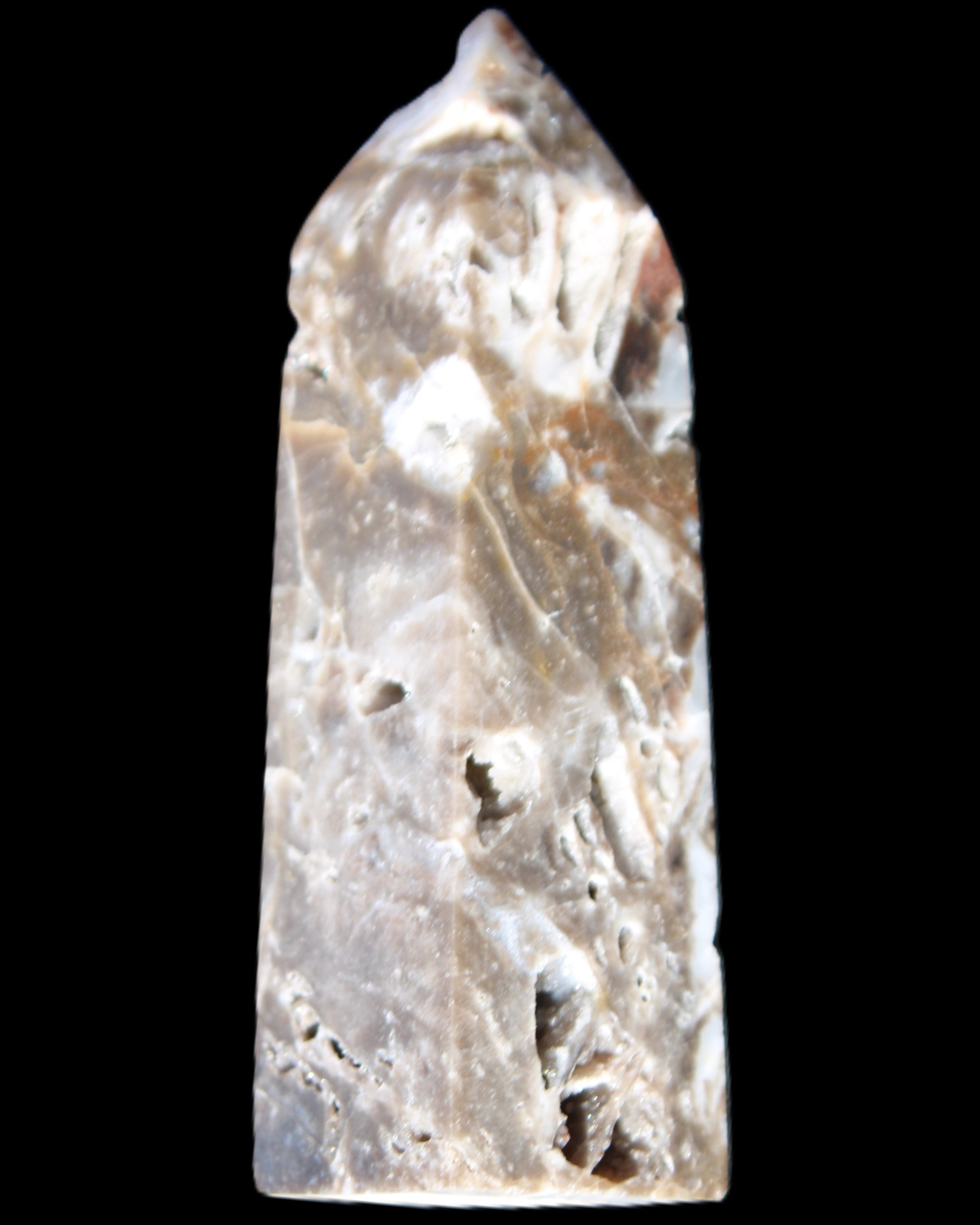 Sphalerite geode 24*89mm wand 94g in sunlight - Rocks and Things Store