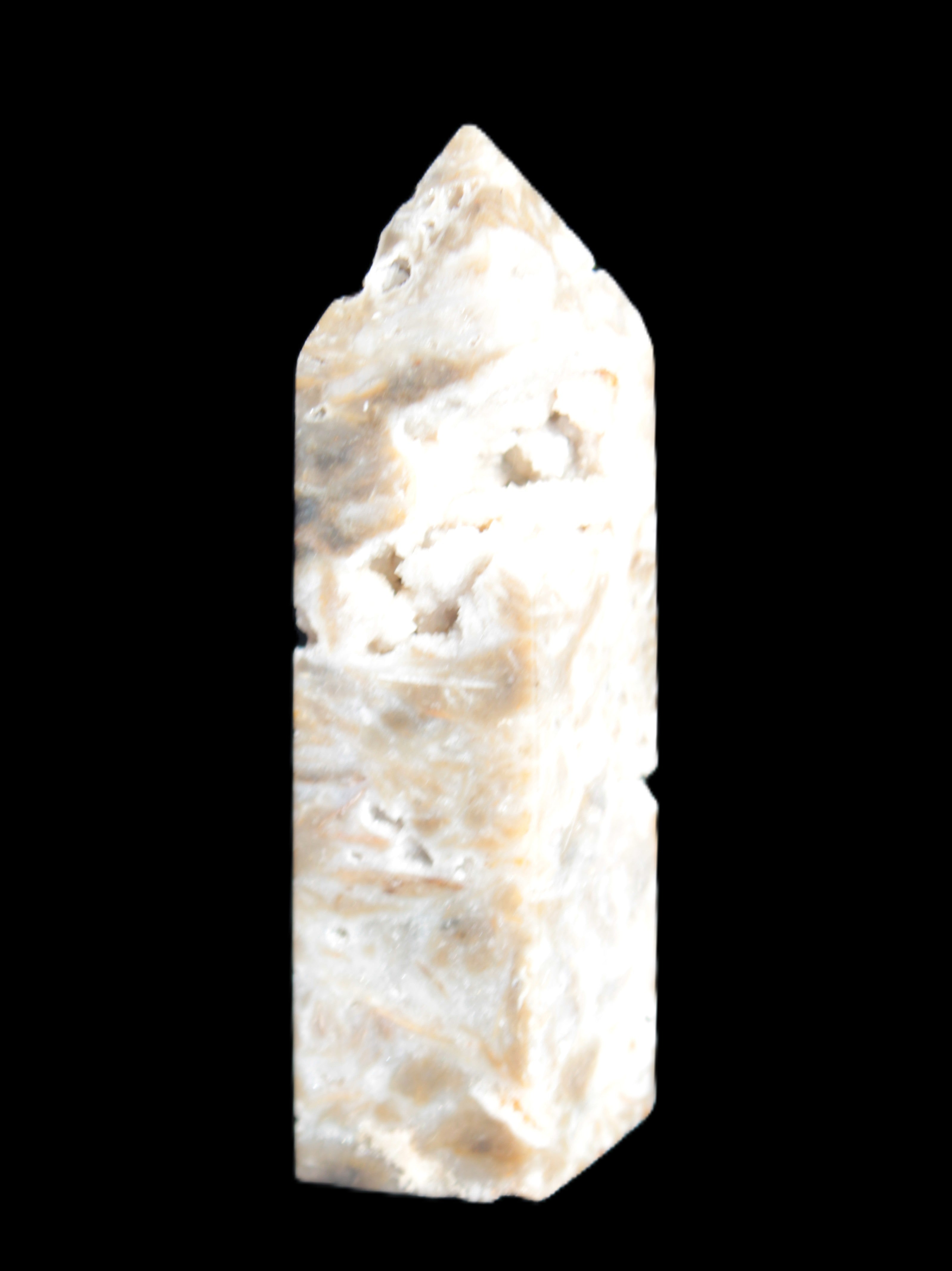 Sphalerite geode 24*89mm wand 94g in sunlight - Rocks and Things Store