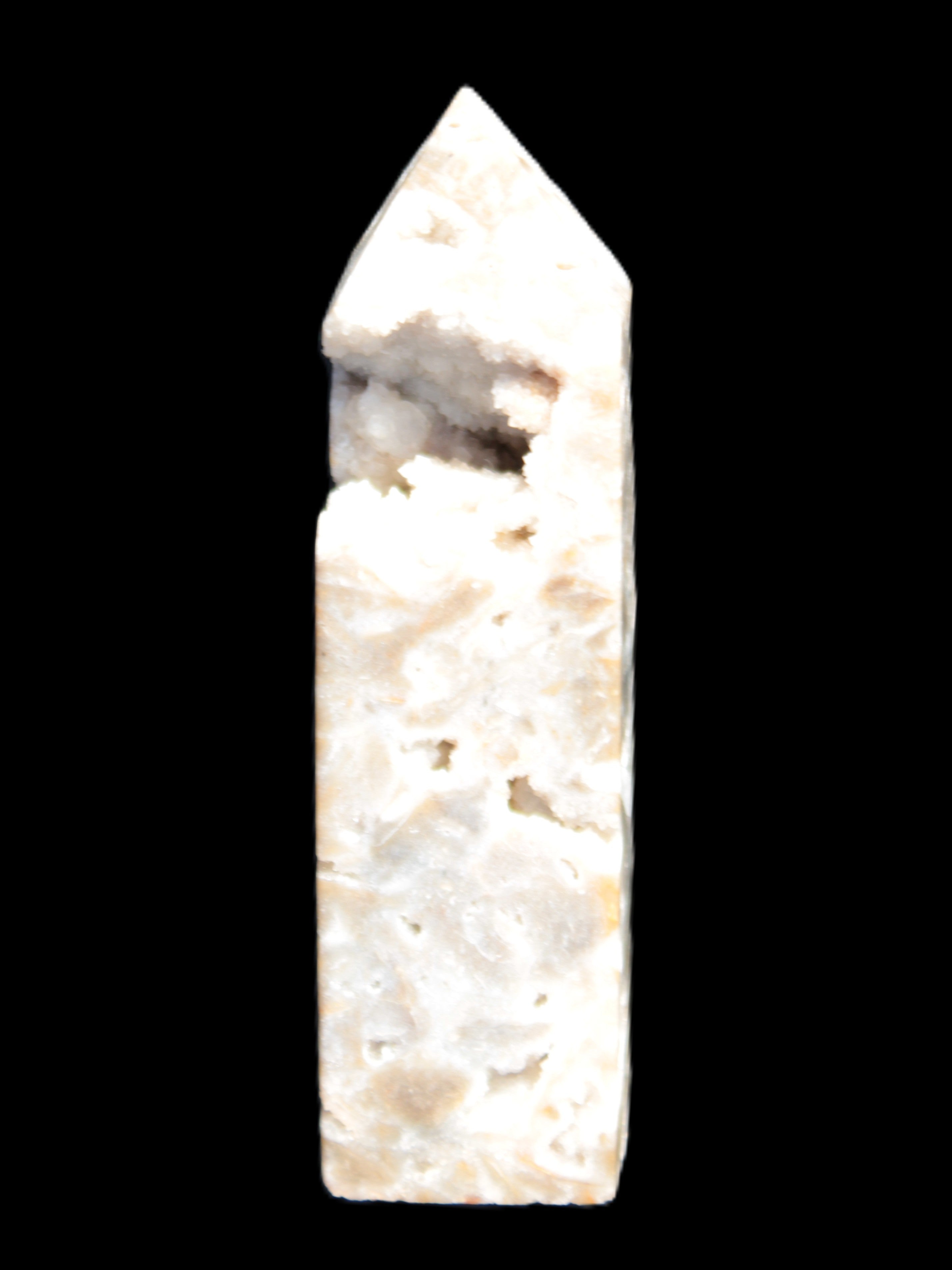 Sphalerite geode 24*89mm wand 94g in sunlight - Rocks and Things Store