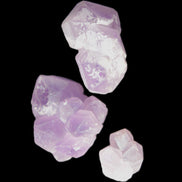 Natural Elestial Amethyst 2/3 crystals 12-14g in bright sunlight