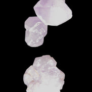 Natural Elestial Amethyst 2/3 crystals 12-14g in bright sunlight