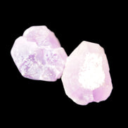 Natural Elestial Amethyst 2/3 crystals 12-14g in bright sunlight