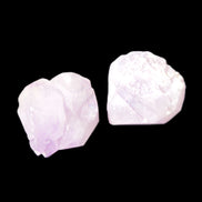 Natural Elestial Amethyst 2/3 crystals 12-14g in bright sunlight