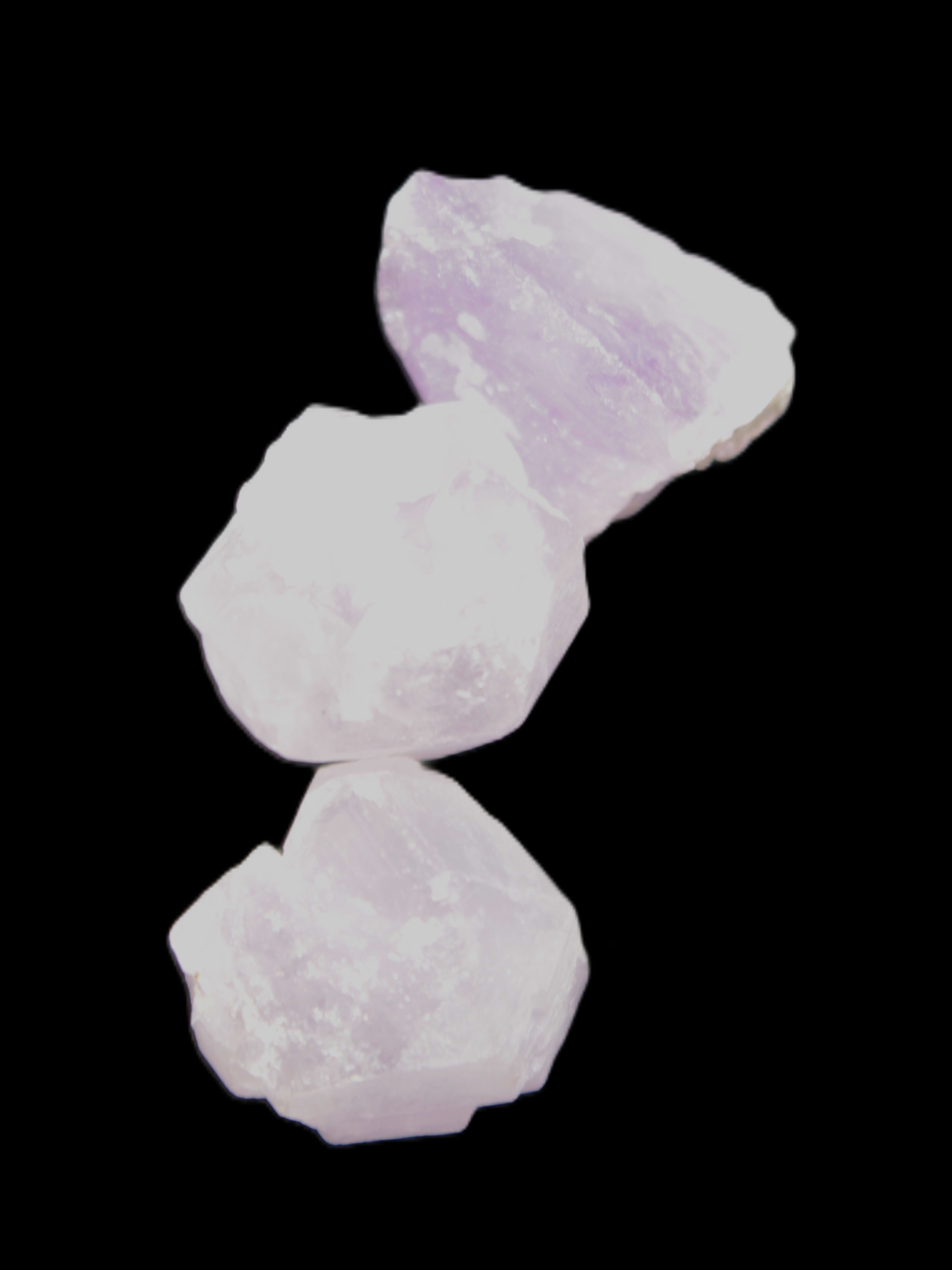 Natural Elestial Amethyst 2/3 crystals 12-14g in bright sunlight