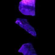  Chrysocolla Shattuckite Malachite 3 natural stones 10g in UV light - Rocks and Things Store