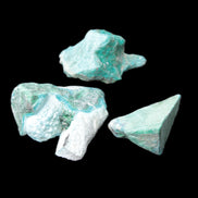 Chrysocolla Shattuckite Malachite 3 natural stones 10g in sunlight - Rocks and Things Store