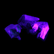 Chrysocolla Shattuckite Malachite 3 natural stones 10g in UV light - Rocks and Things Store