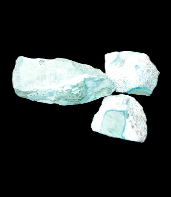 Chrysocolla Shattuckite Malachite 3 natural stones 10g Rocks and Things Store