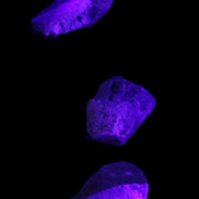 Chrysocolla Shattuckite Malachite 3 natural stones 10g in UV light - Rocks and Things Store