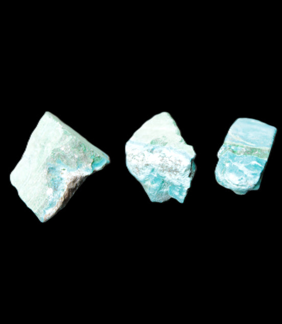 Chrysocolla Shattuckite Malachite 3 natural stones 10g Rocks and Things Store